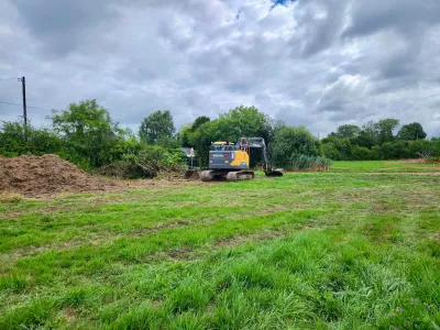 Démarrage travaux de terrassement